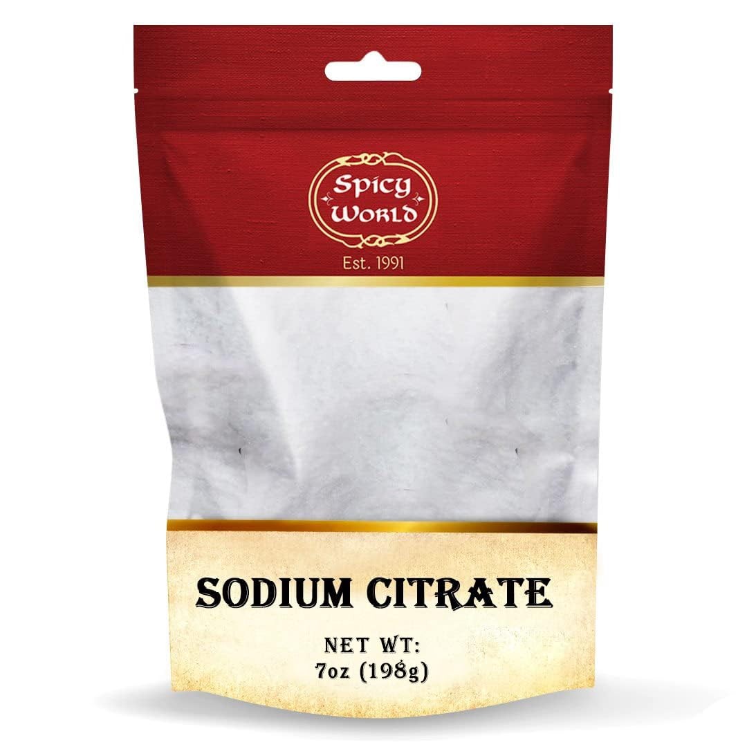 Sodium Citrate Powder 7 Ounce – Food Grade, Non-GMO – Emulsifier for Cheese, …