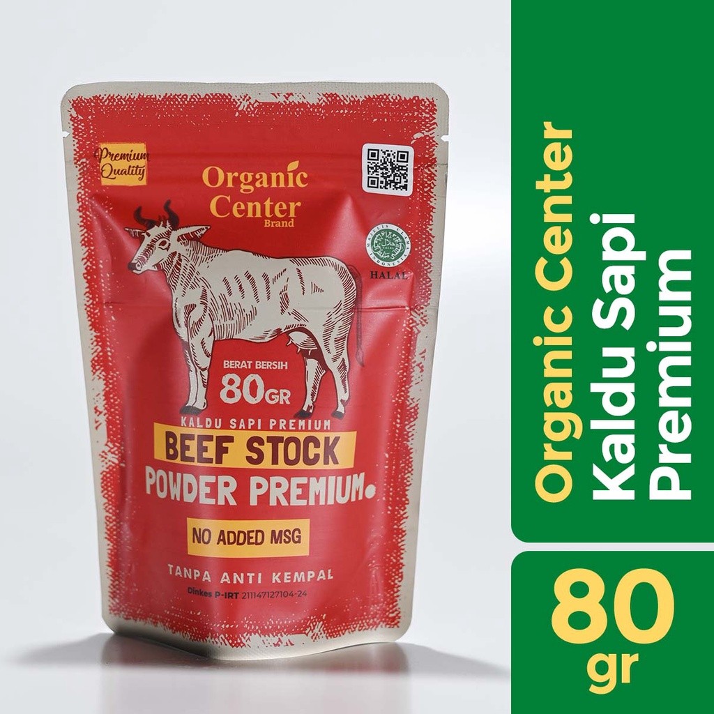 Beef stock powder premium 80g MSG free aroma ritual artisan quality