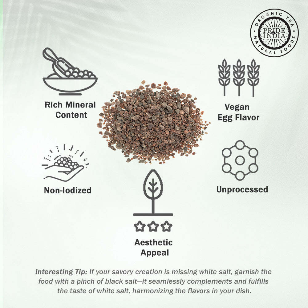 Himalayan Black Crystal Salt (Kala Namak) – Coarse Grind
