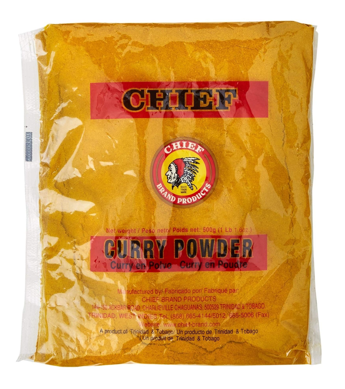 Chief Curry Powder 500g 17.5 oz Trinidad & Tobago