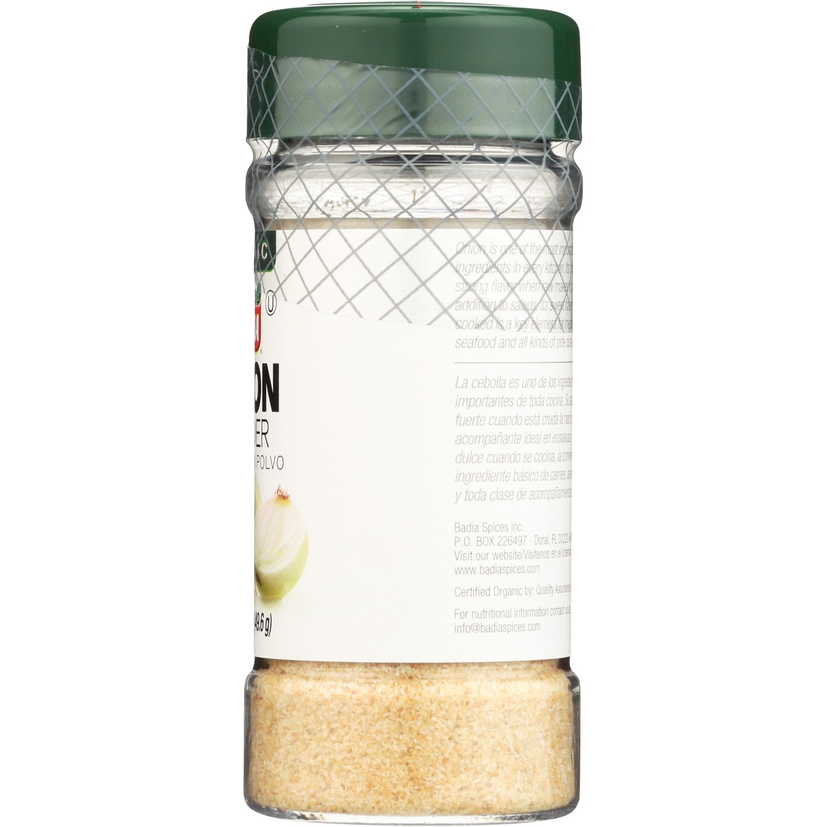 Organic Onion Powder Badia 1.75 Oz Bottle 2.47 8 Pack