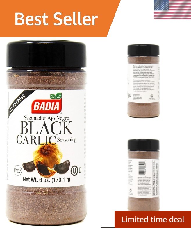 Black Garlic Seasoning, 6 oz – Rich, Savory & Umami Flavor for Meat, Seafood …
