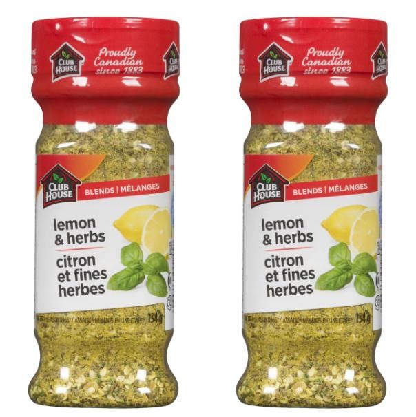 Club House Signature Blends Lemon and Herbs 134g (2 Pack)