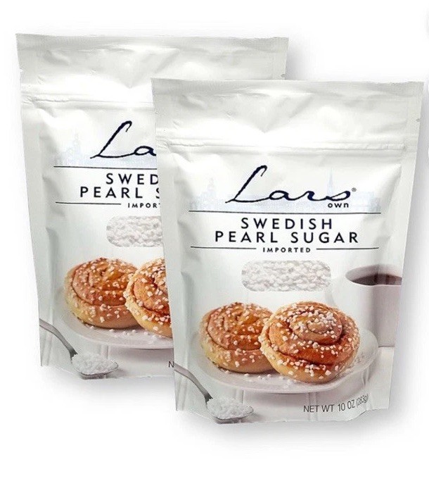 Lars Own Imported Swedish Pearl Sugar Gourmet Pastry Traditional Scandinavia X2