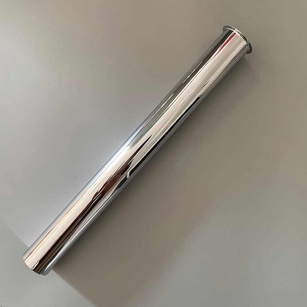 Heavy Duty Flanged Sink Tailpiece 1-1/4″ OD X 12″, Extension Tube for Trap, Drai