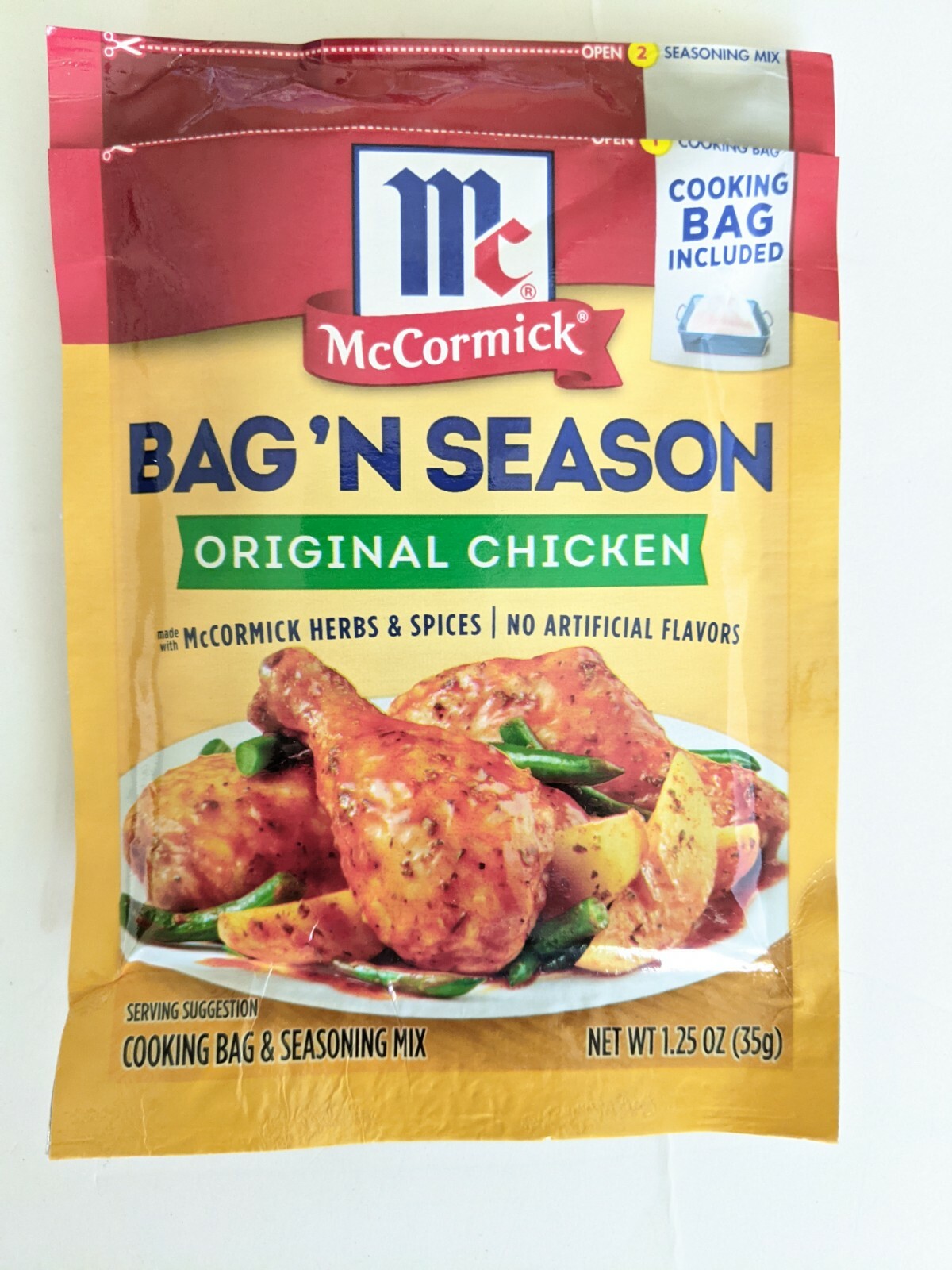 McCormick Bag’N Season Original Chicken Cooking Bag & Seasoning Mix (3 Pack)
