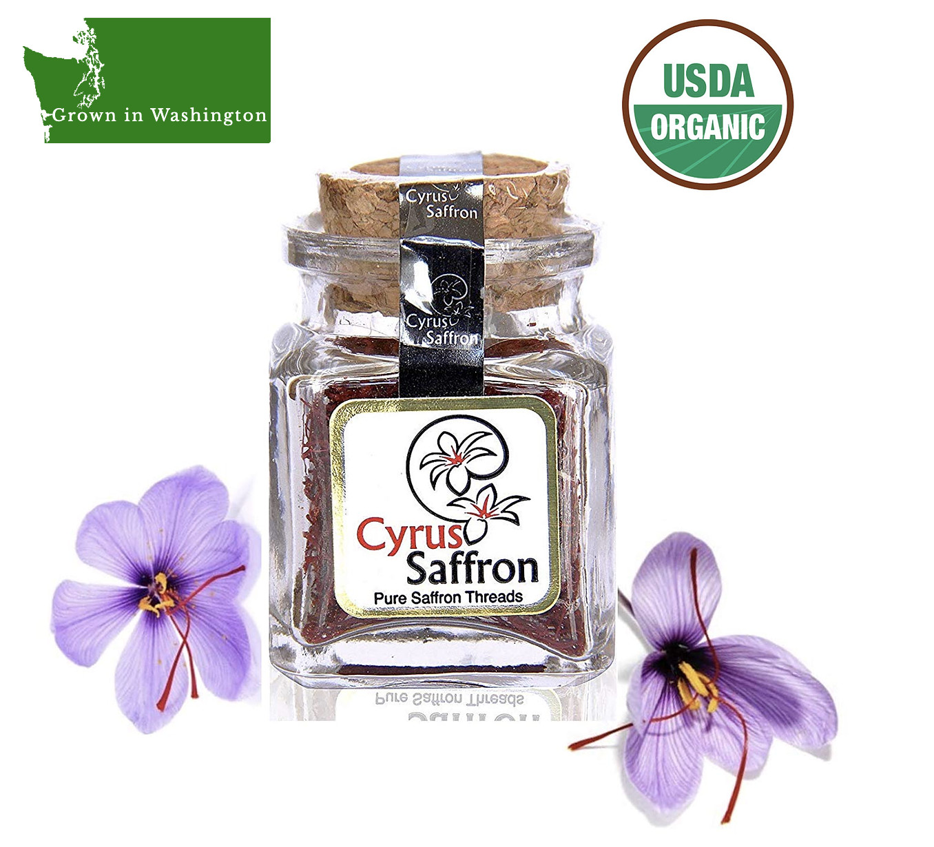 ORGANIC Saffron, 100% PURE NATURAL RED SPANISH Saffron 20 GRAMS, FREE SHIPPING