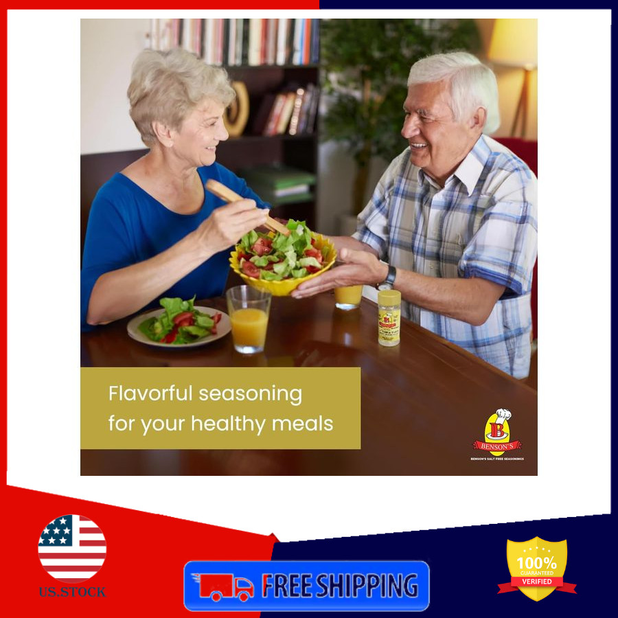 Benson’s Table Tasty Salt Substitute Popcorn Seasoning 3oz Shaker