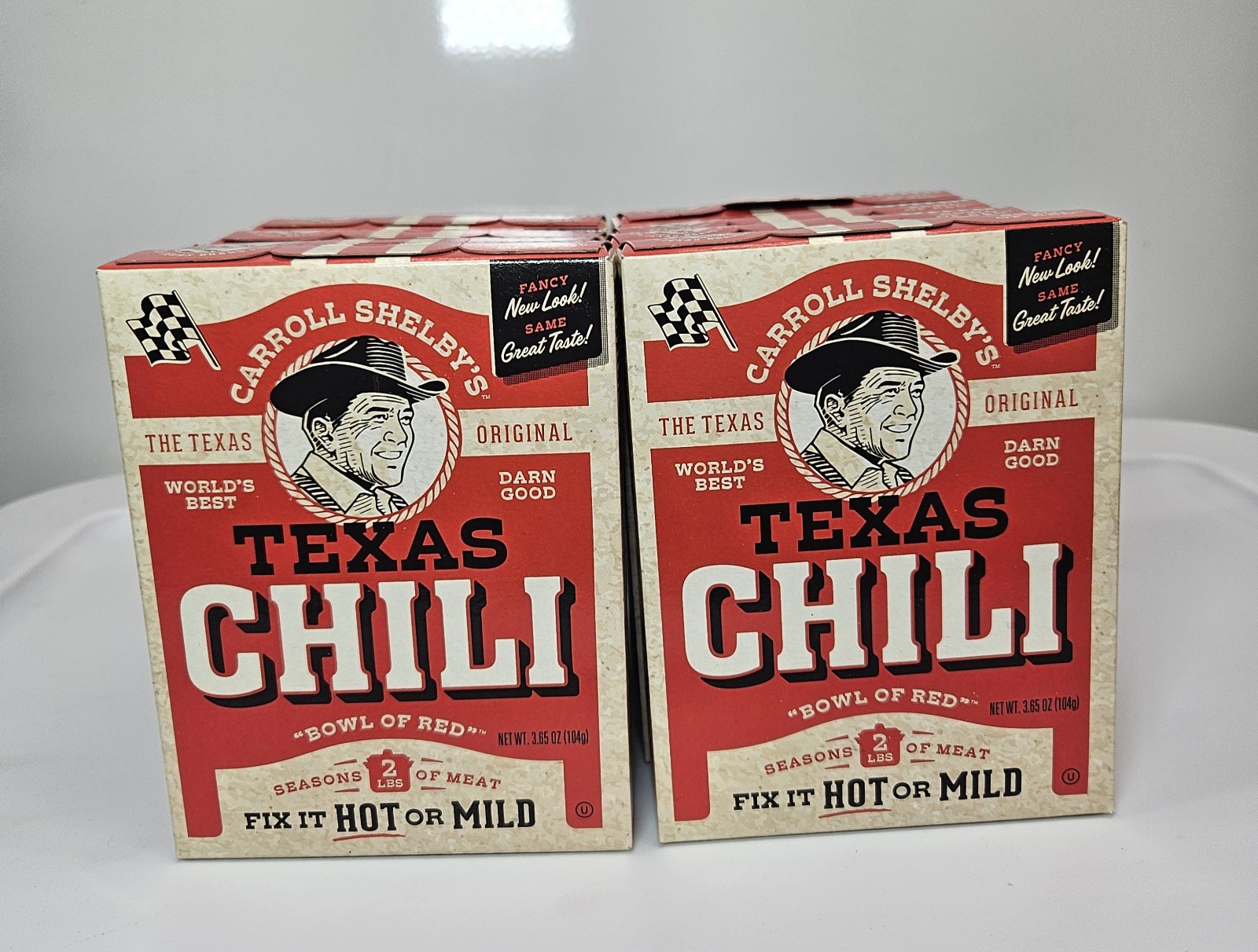 Carroll Shelby’s Original Texas Brand Chili Kit 3.65Oz Each Box (Pack Of 8)