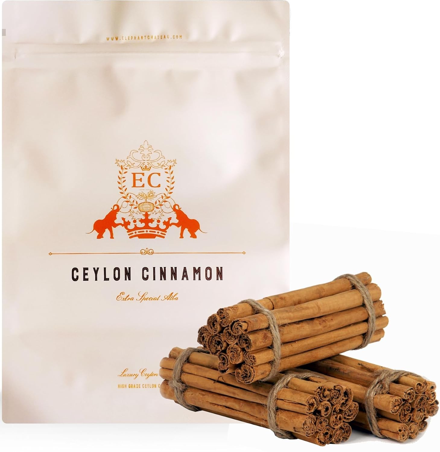 ALBA Cinnamon (Canela Ceilan) | 5″ Long Sticks | Fresh Harvest | Naturally Sweet