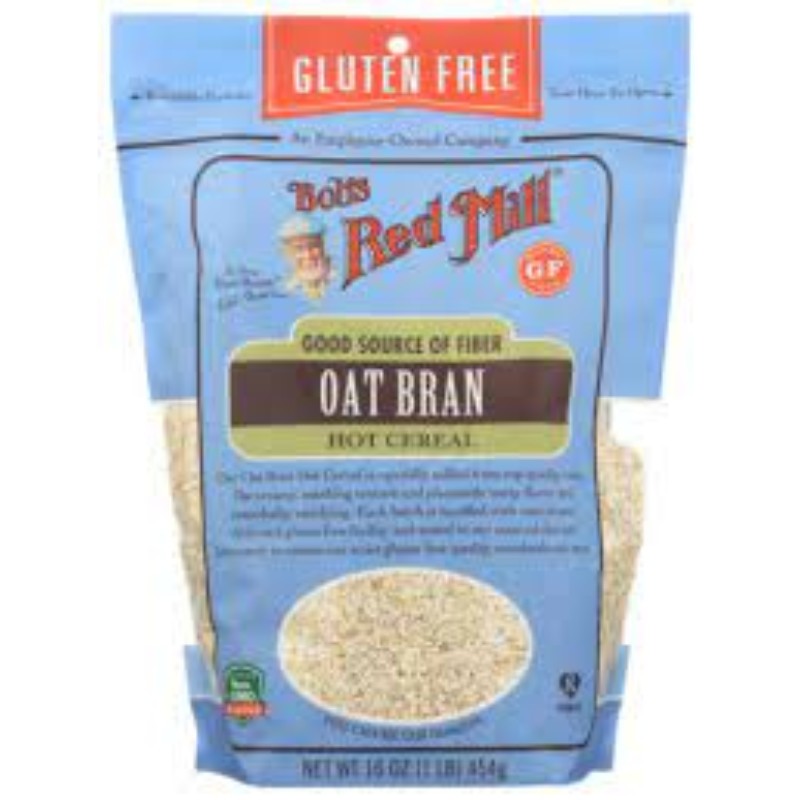 1x Bob’s Red Mill Oat Bran Hot Cereal High Fiber Healthy Breakfast New Bag 16oz