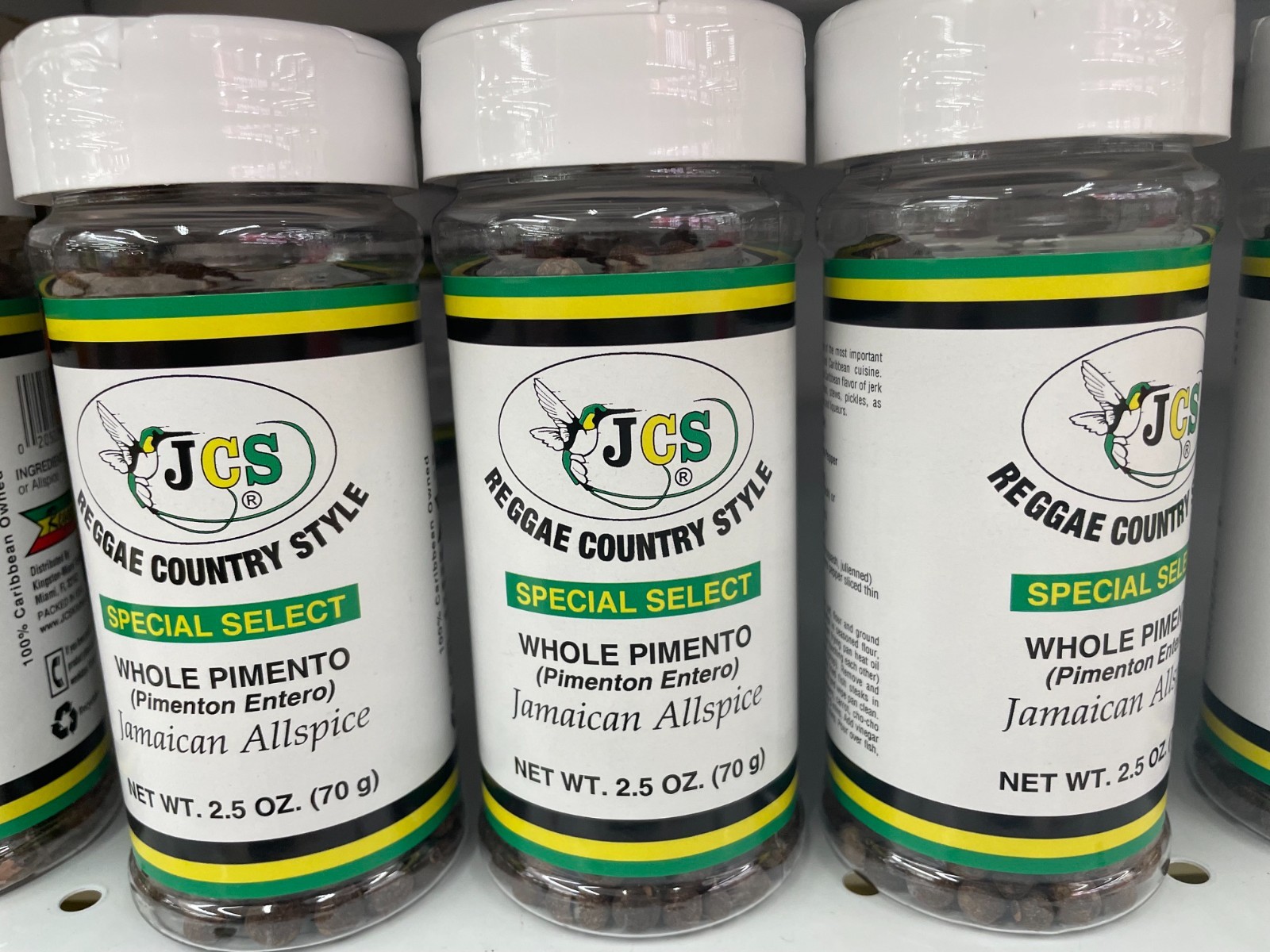 3 Pack JCS Special Select Whole Pimiento Jamaican Allspice Size 2.5 oz Each