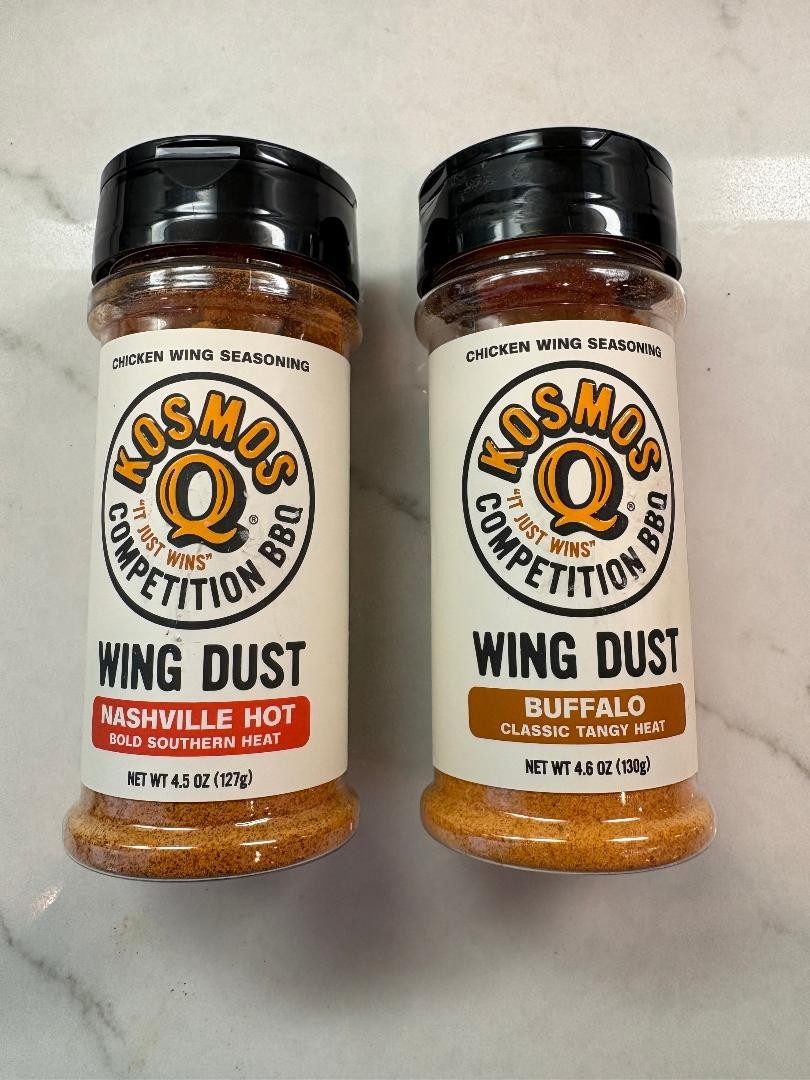 Kosmos Q Nashville Hot & Buffalo Chicken Wing Dust Seasoning FREE US STD SHIP!