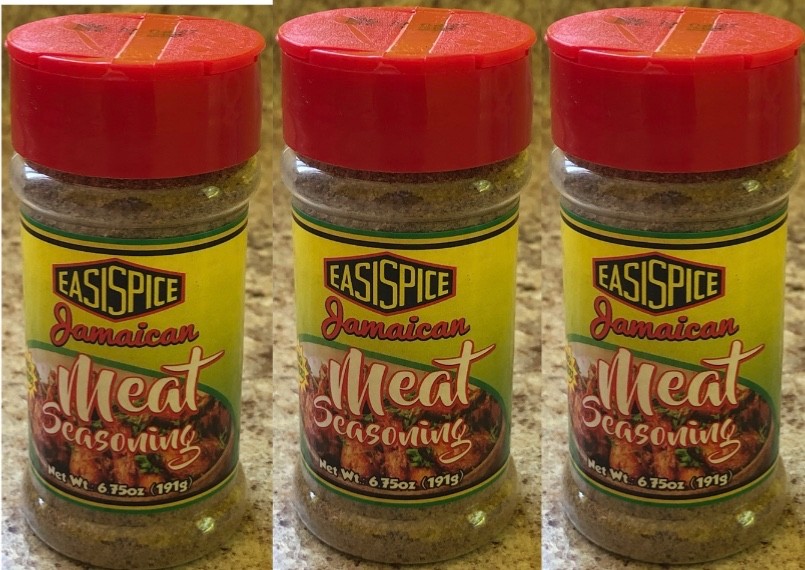 Easispice Jamaican Meat Seasoning Dry Rub 6.75 Oz 3 Pks