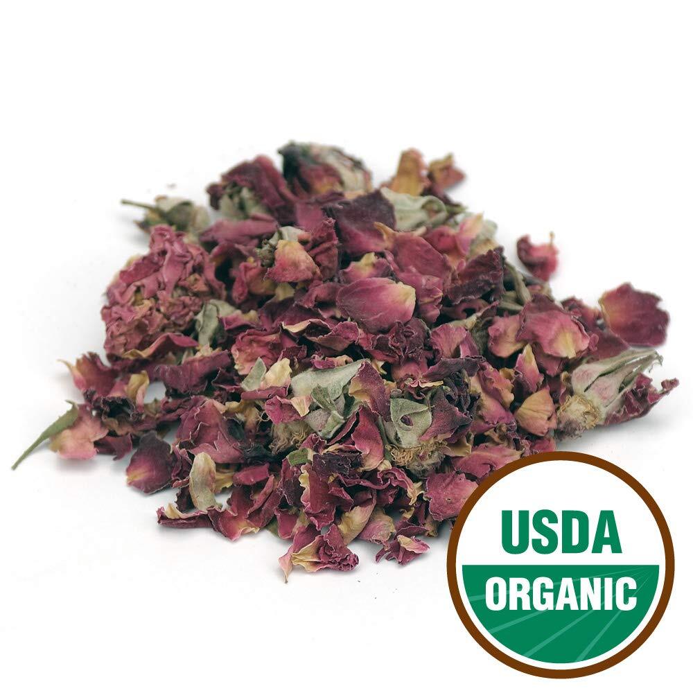 Organic Red Rose Buds and Petals 1 lb Certified USDA Kosher Egypt