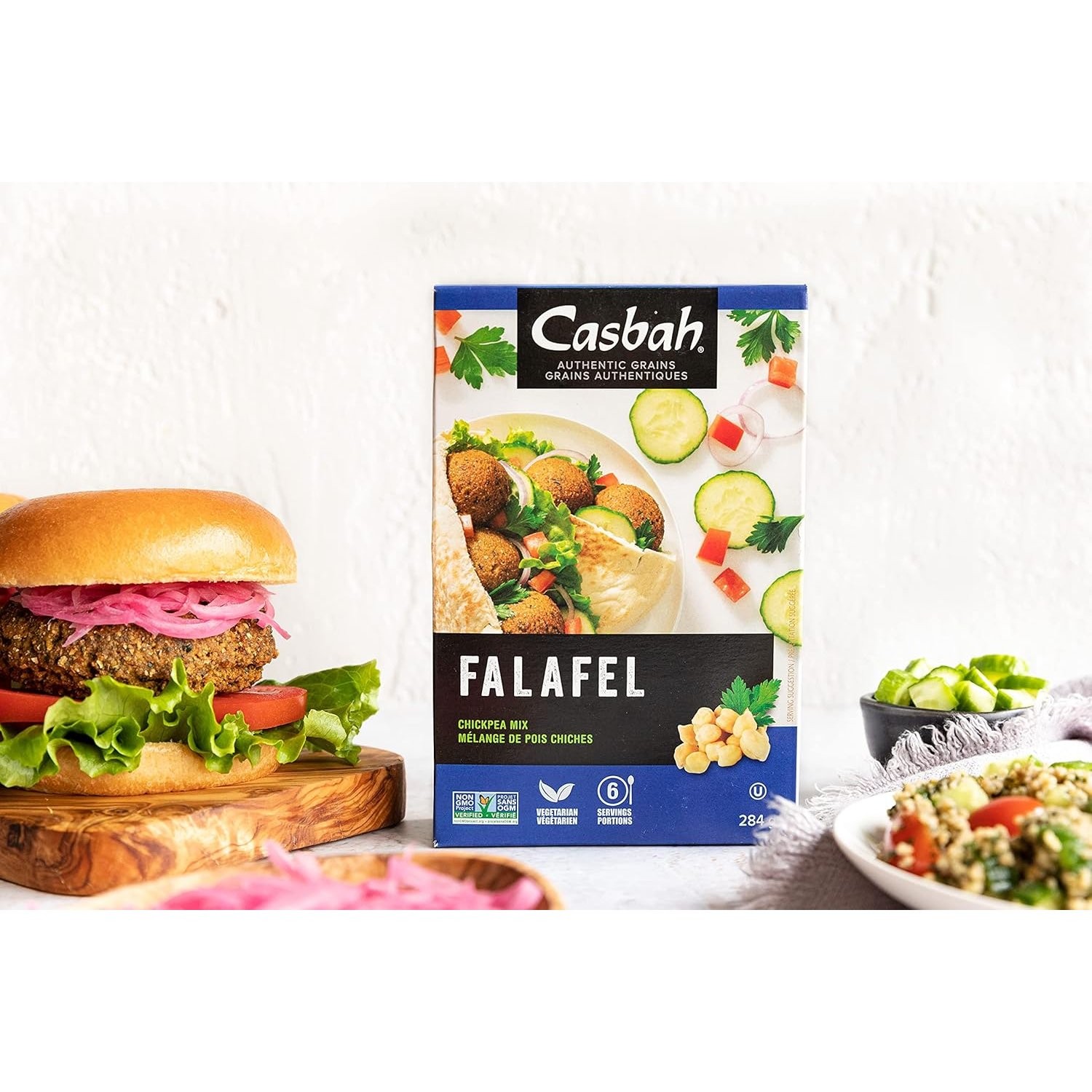 10 Ounce Falafel Chickpea Mix Authentic Grains Vegetarian Cuisine
