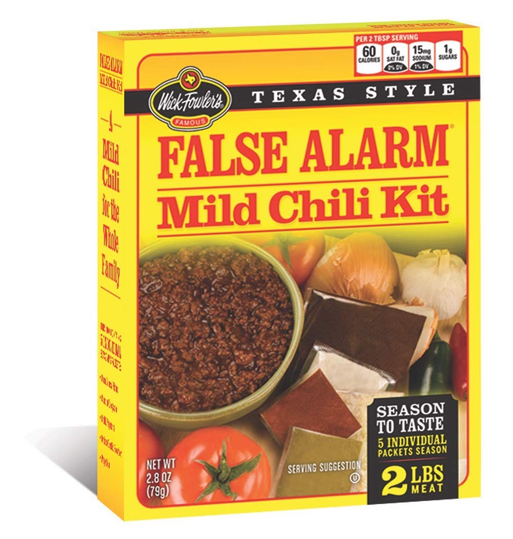 Wick Fowler’s False Alarm Chili Kit 2.8 oz