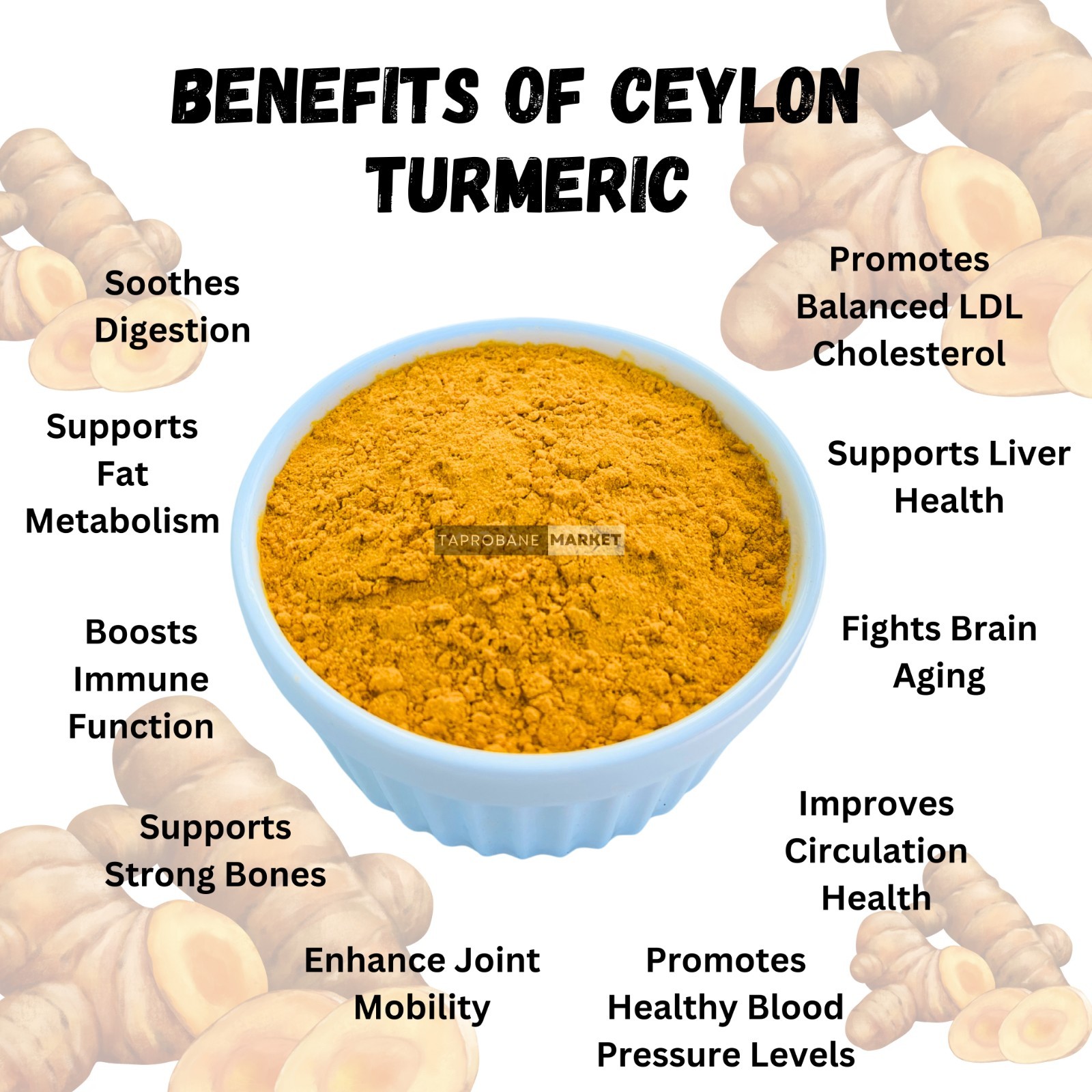 Organic Turmeric Powder 100% Pure Natural Curcumin Anti-Inflammatory Spice 100g+