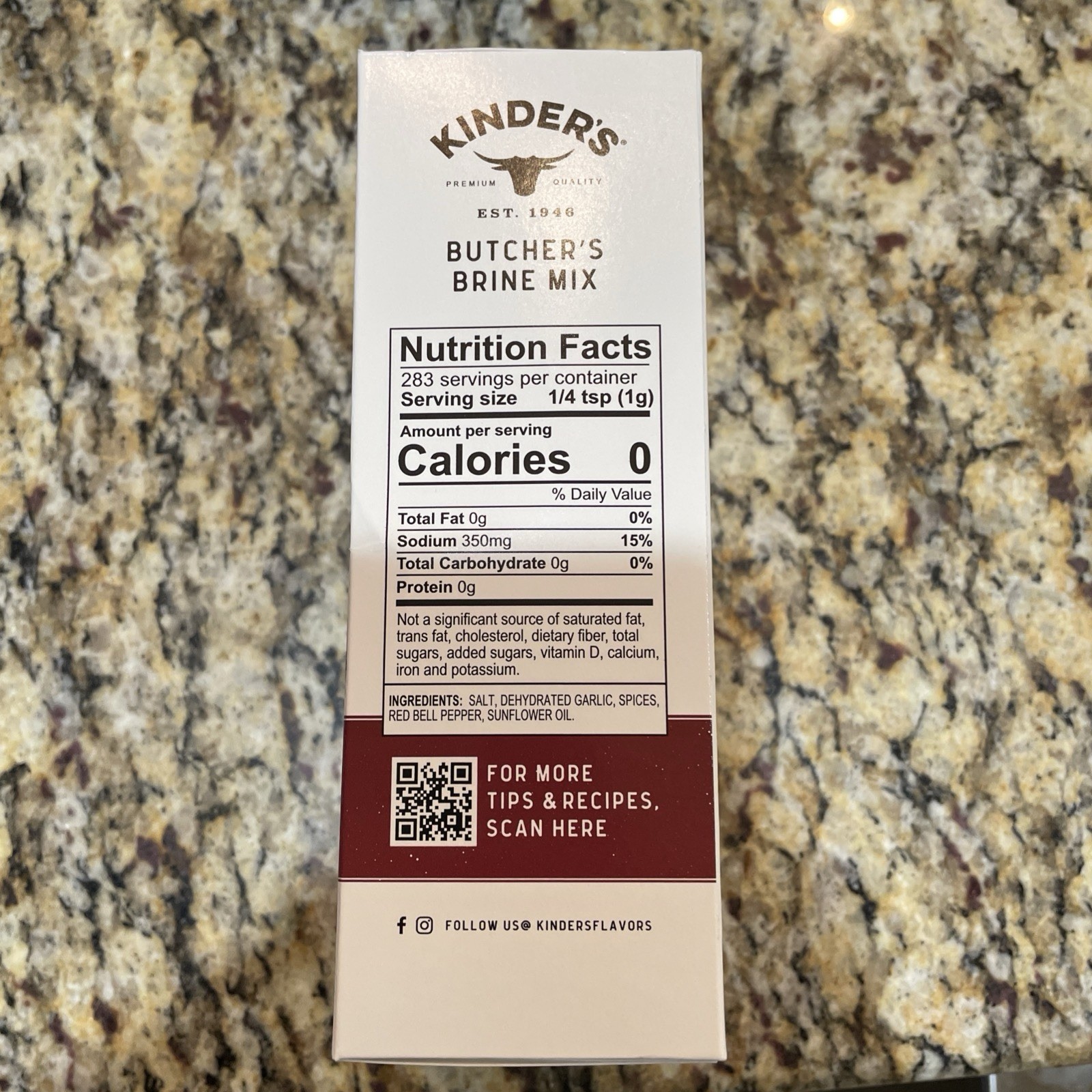 2- Boxes Kinder’s Butcher’s Turkey Brine Kit With Brine Mix & Bag – 11.25 Oz