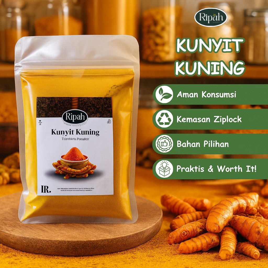 Turmeric powder ground spice 75g natural cooking aroma ritual