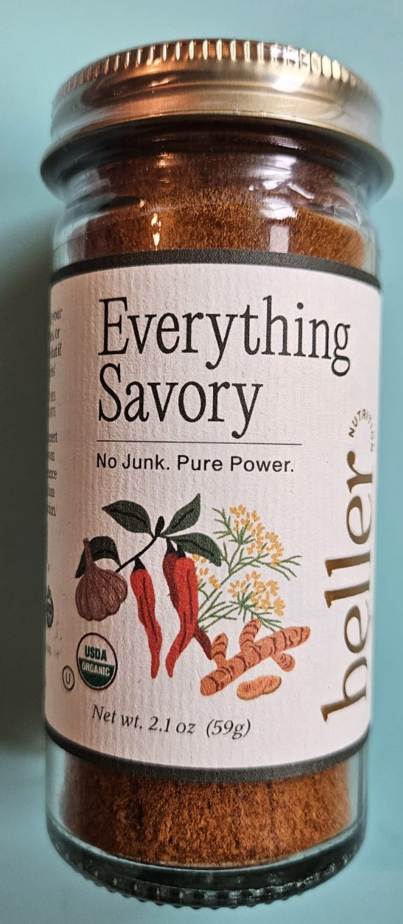 Beller Nutrition Everything Savory Seasoning Blend 2.1 oz