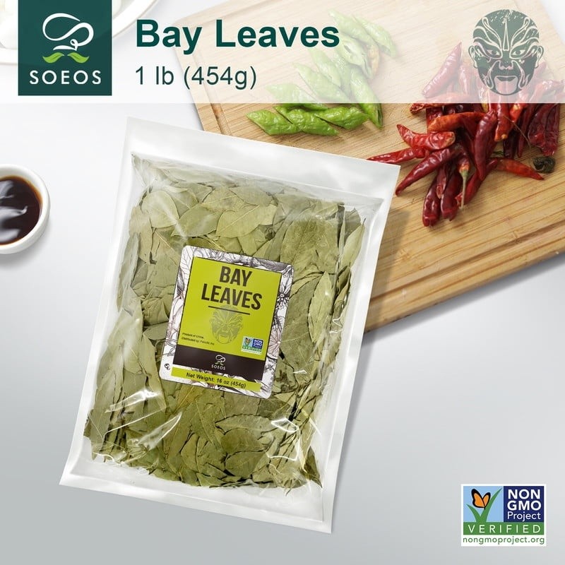 Dried Bay Leaves Whole 1 lb Aromatic Spice Soups Stews Marinades Cooking New