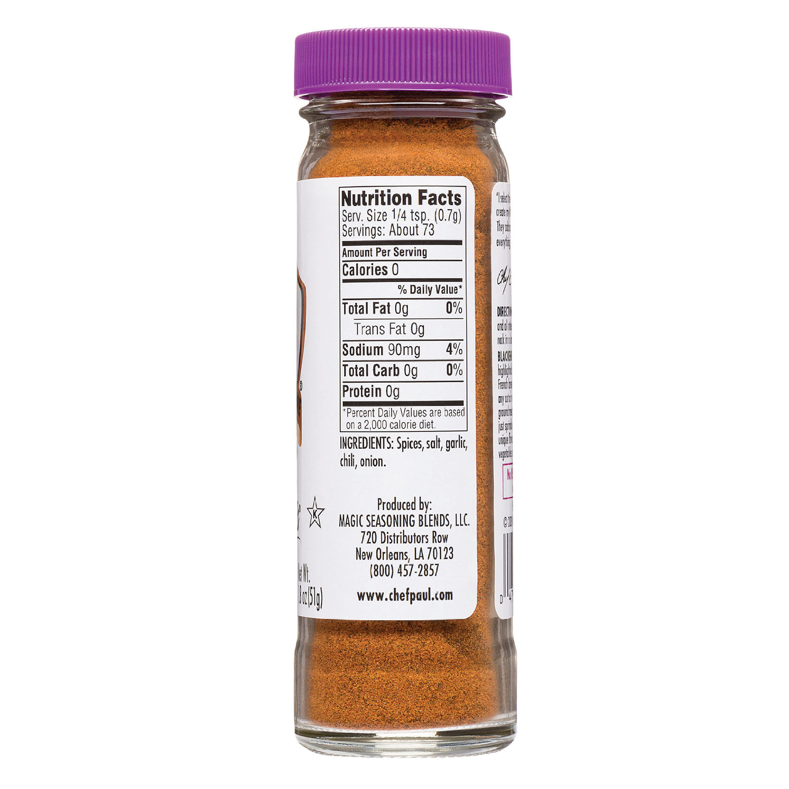 1x Shaker Chef Paul Prudhomme Blackened Steak Magic Seasoning Blend | 1.8oz