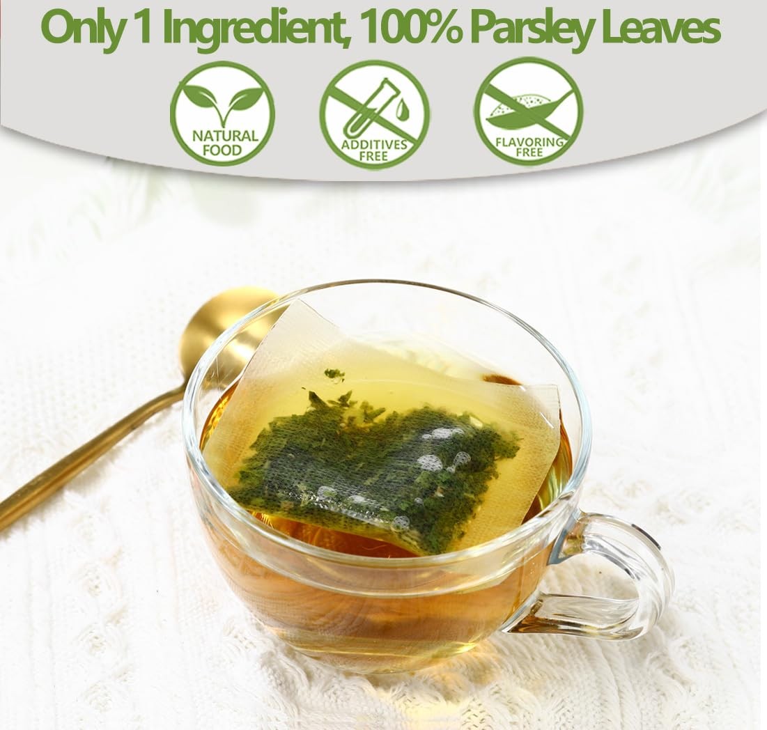 Premium 60 Parsley Tea Bags, Made with 100% Natural 60 Count (Pack of 1)