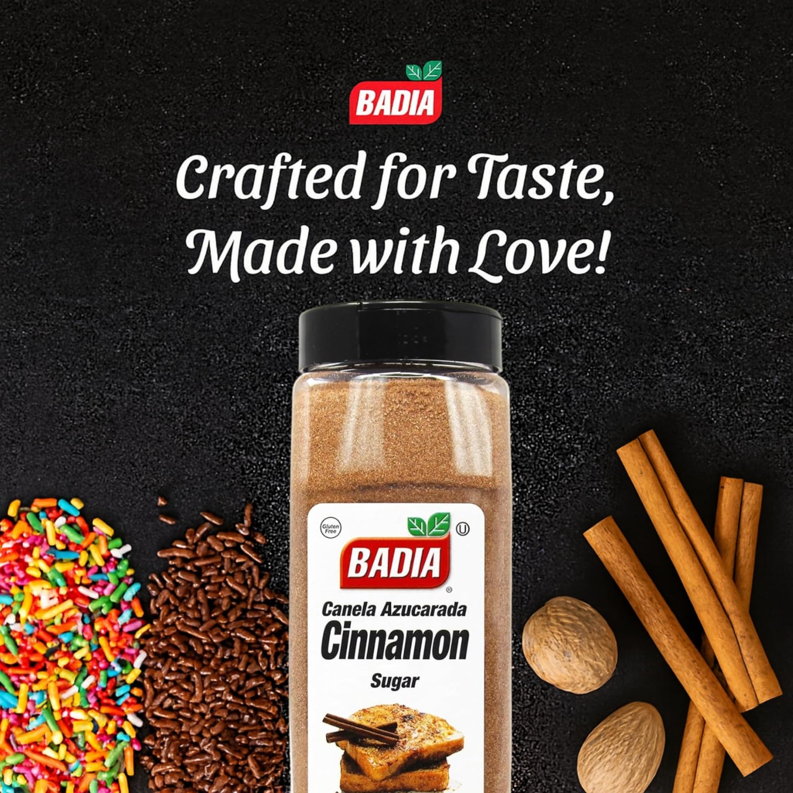 Cinnamon Sugar Sweet Blend All Purpose Topping Gluten Free 29 oz