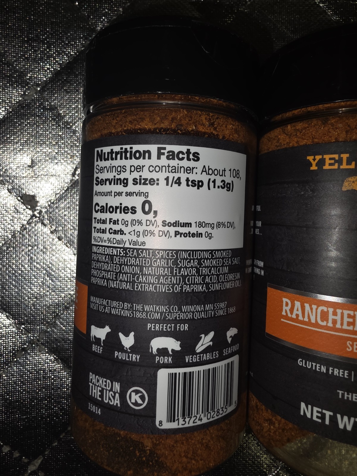 Yellowstone Ranchers All Purpose Seasoning & Rub 4.9 Oz Lot Of 2