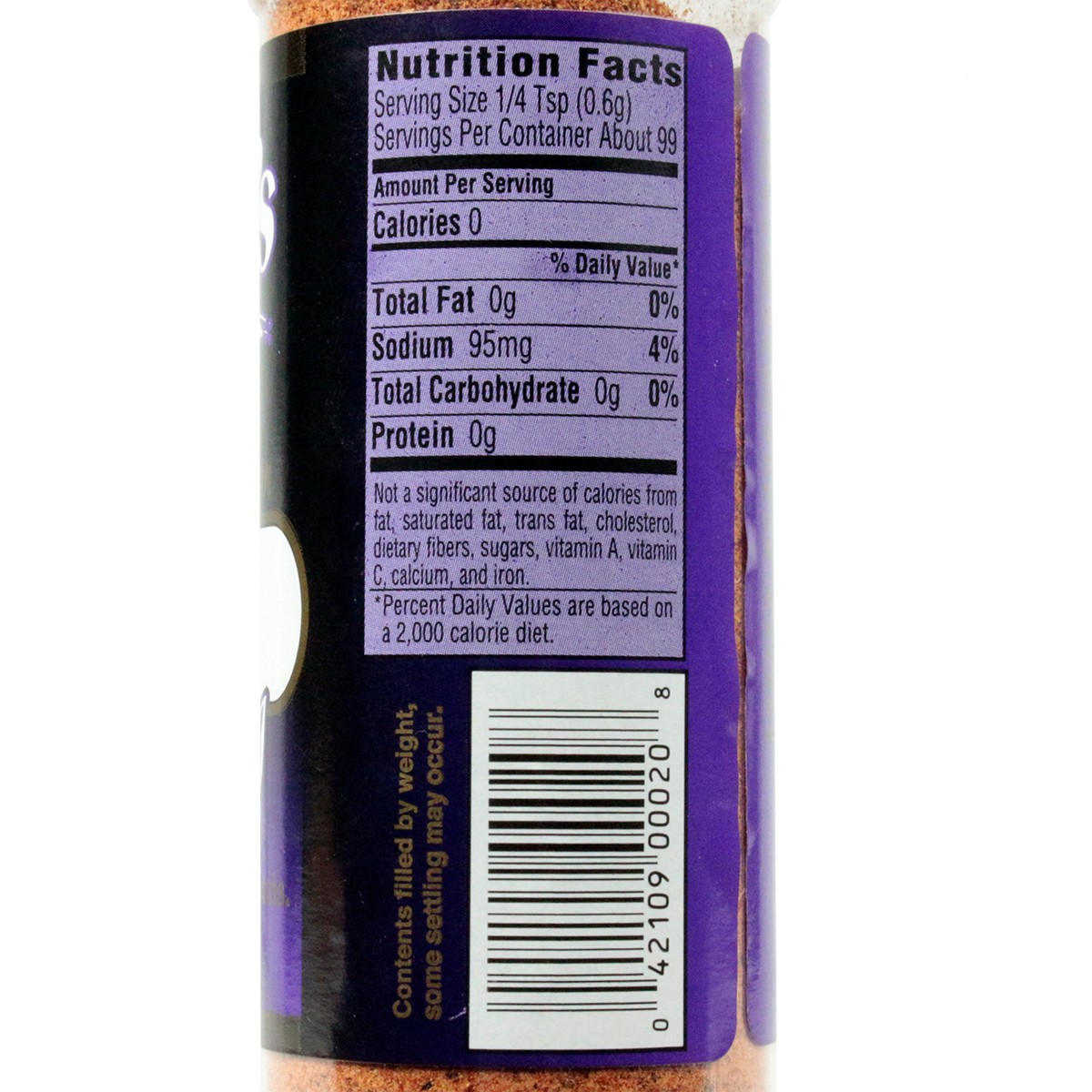 Misty’s Steakhouse Cajun Seasoning Gluten Free No MSG 3 Ounce Shaker Bottle
