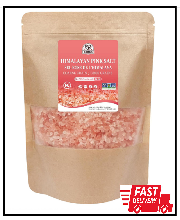 Himalayan Pink Salt Coarse, Pink Himalayan Sea Salt, Coarse Grain 2 Lb, Himalaya