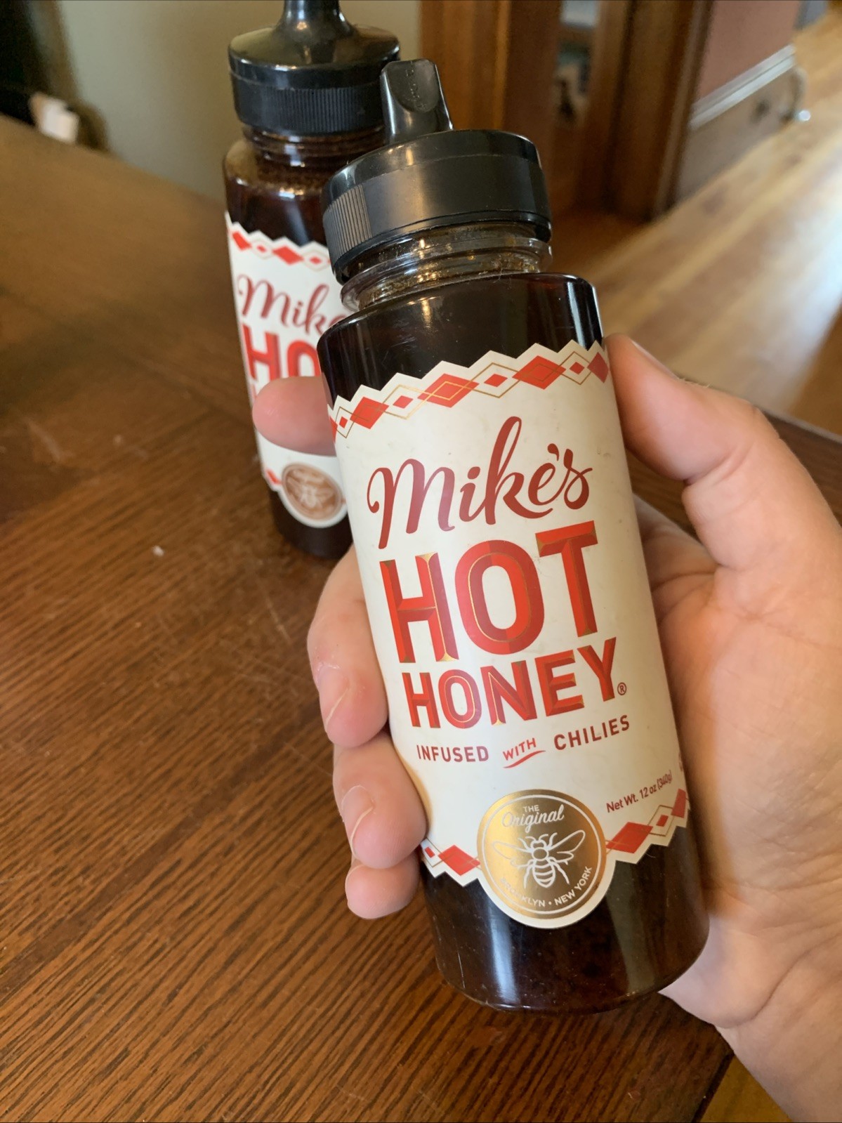 Mike’s @ Mike’s HOT HONEY @Honey & Chili Peppers @ 2x 340g/12oz (Pack Of 2)