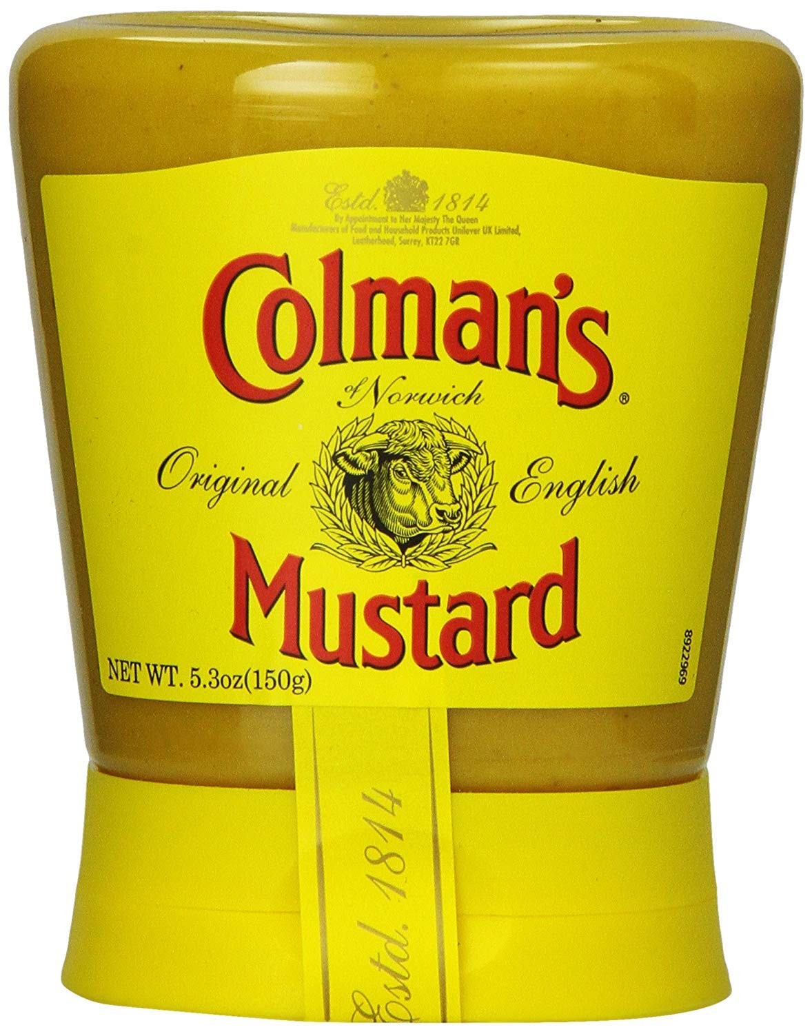 Colman’s Squeezy Mustard, 5.3-Oz, Pack of 6