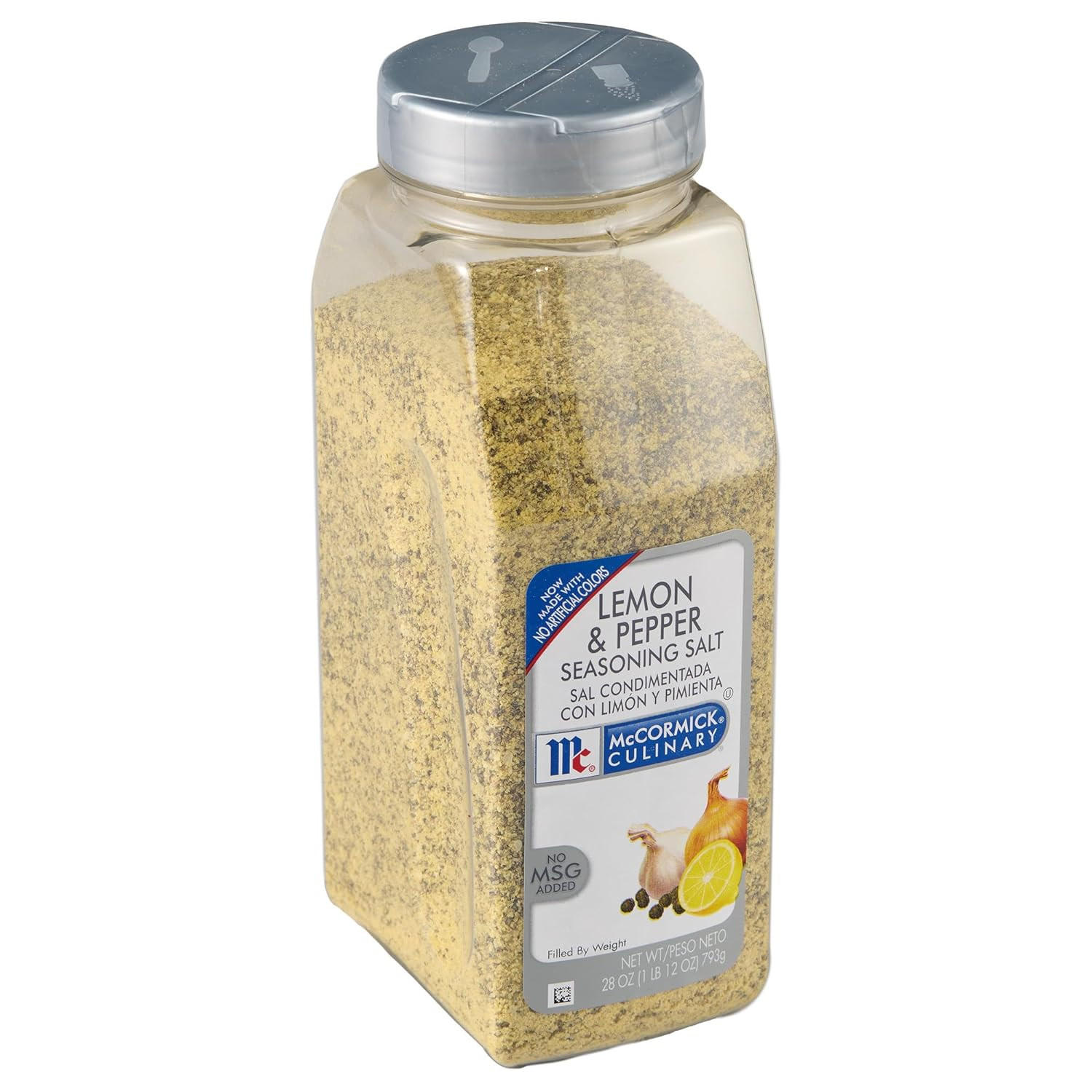 Lemon & Pepper Seasoning Salt, 28 Oz – One 28 Ounce Container Lemon Pepper Seaso