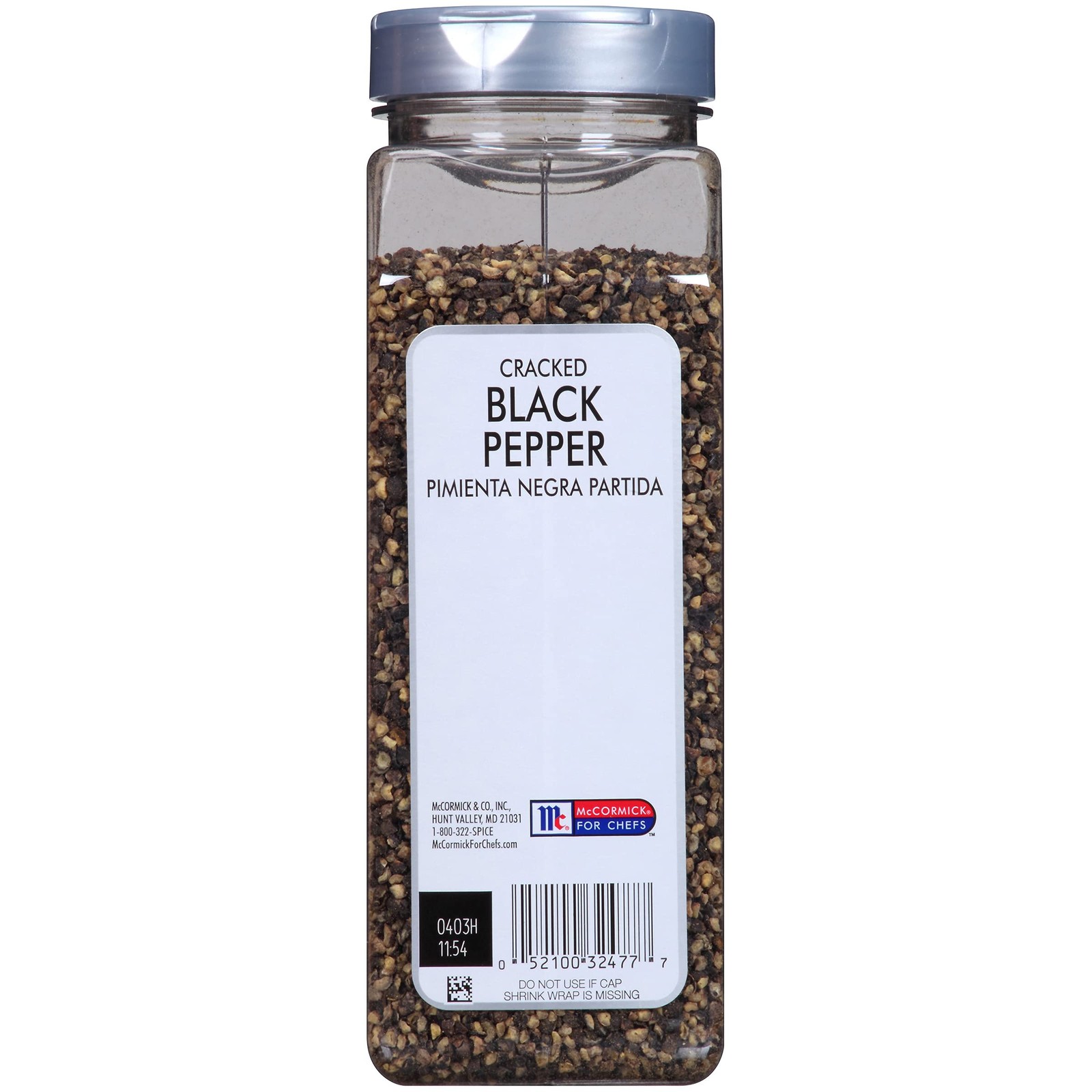 McCormick Culinary Cracked Black Pepper, 16 oz 1 Pound (Pack of 1)