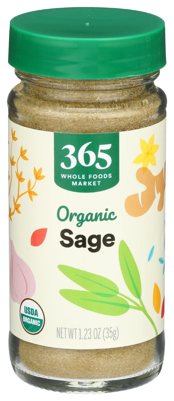 365 By WFM, Organic Sage, 1.23 Oz – 5 Count
