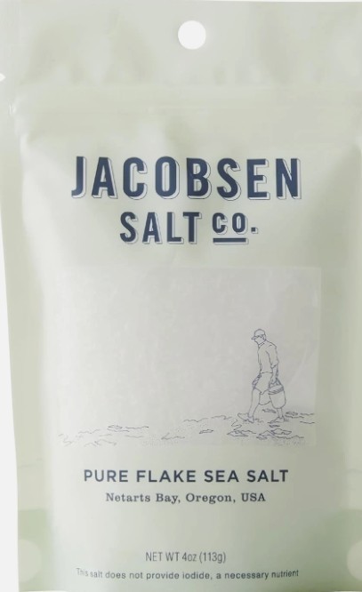 Jacobsen Salt Co. Pure Flake Sea Salt – Kosher Salt, Coarse, Non-Iodized Made in
