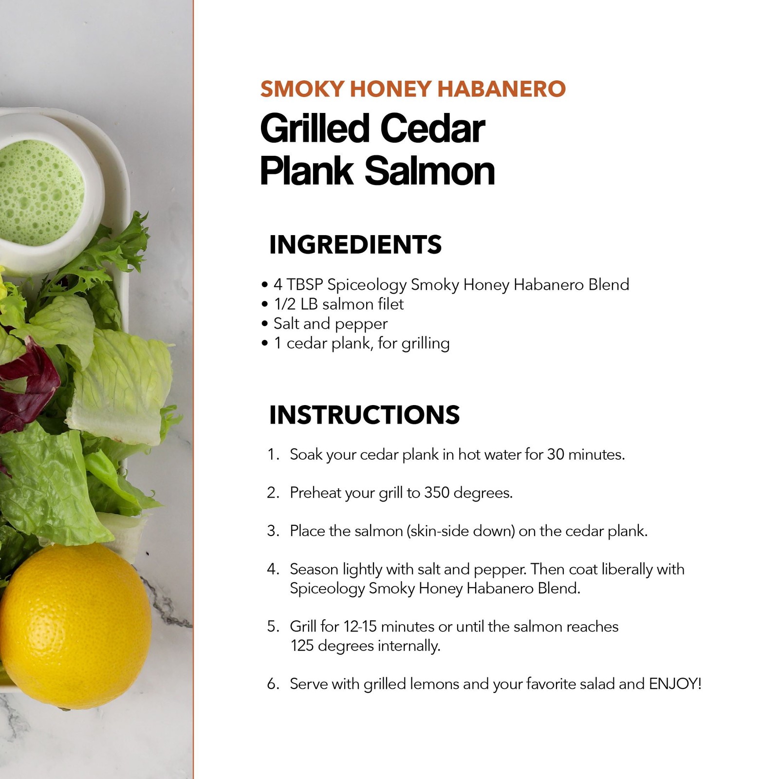 Spiceology Smoky Honey Habanero BBQ Seasoning Blend, 6 oz Bottle