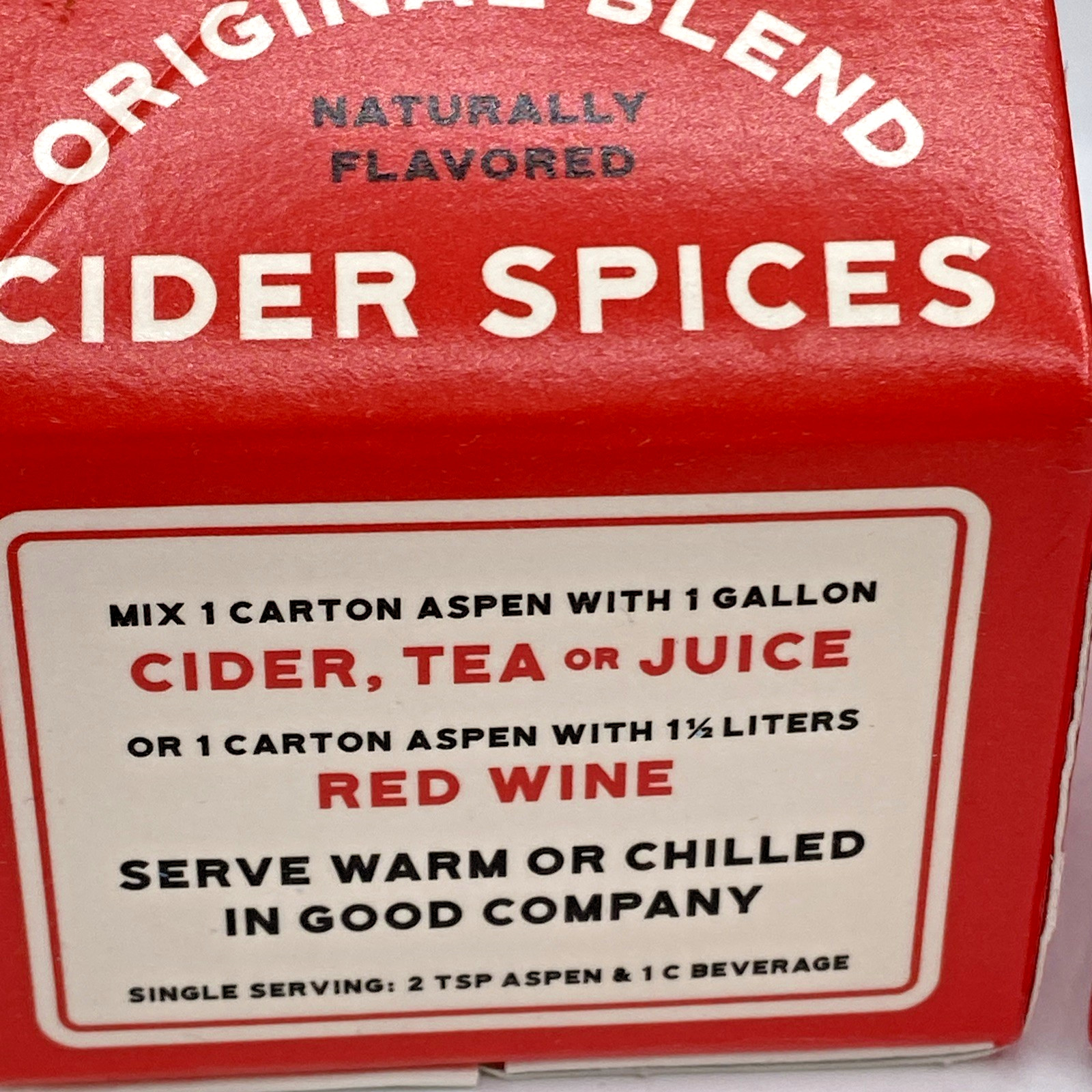Aspen Mulling Cider Spices Original Blend 5.65 Oz For Drinks & Food Lot of 3