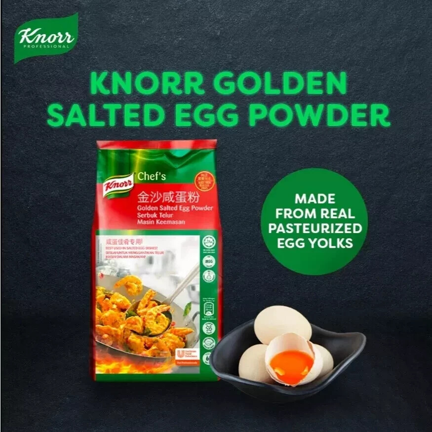 1 X KNORR Golden Salted Egg Powder 800gm From Real Eggs Original Fast Shipping