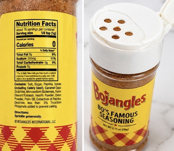 Bojangles Bo’s Famous Seasoning Powder Spice Mix 2.75 oz (78g)