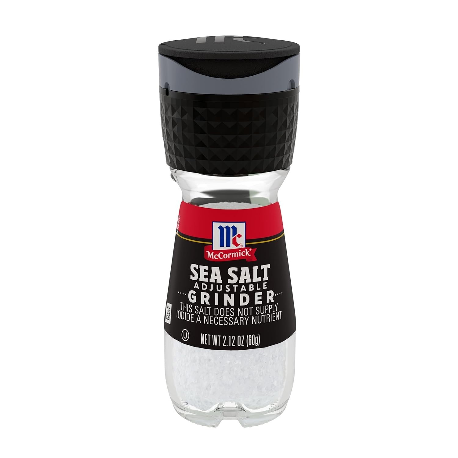 McCormick Sea Salt Grinder, 2.12 oz 2.11 Ounce (Pack of 1)