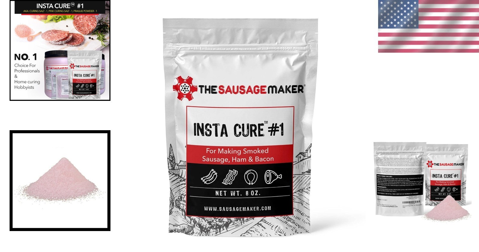 1 Lb Insta Cure #1 Curing Salt – Achieve Gourmet Flavors & Safe Cured Meats