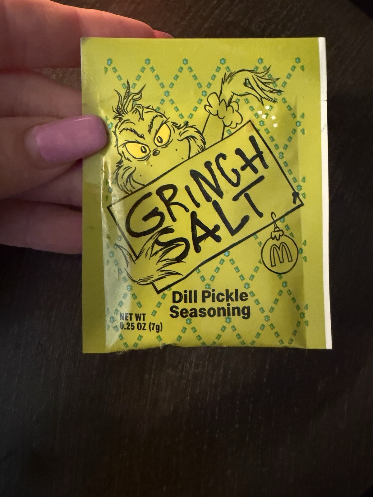 McDonald Grinch Dill Pickle Season Salt – 1 Packet