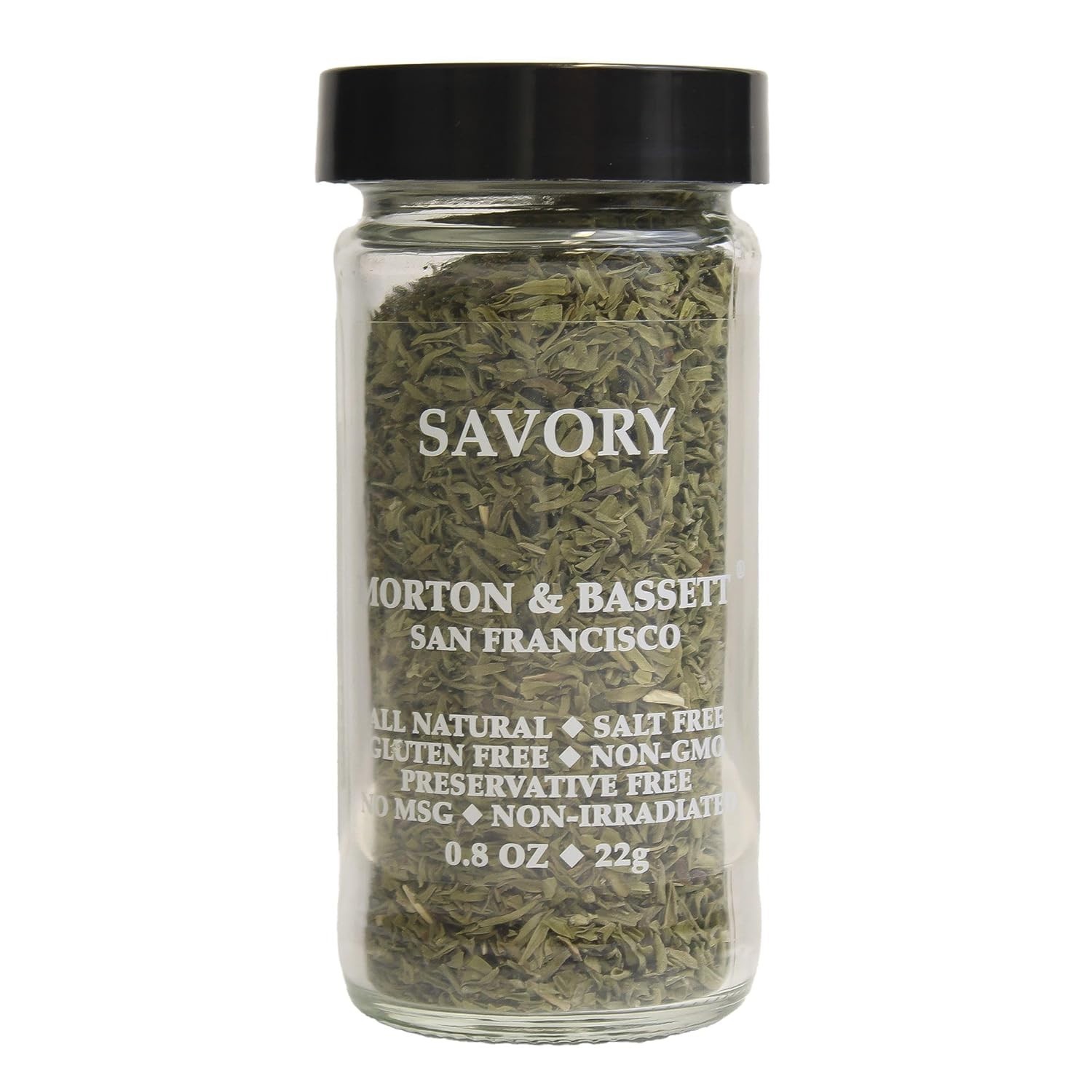 Morton & Bassett Savory Spice, Non-GMO, Salt-Free, 0.8 oz