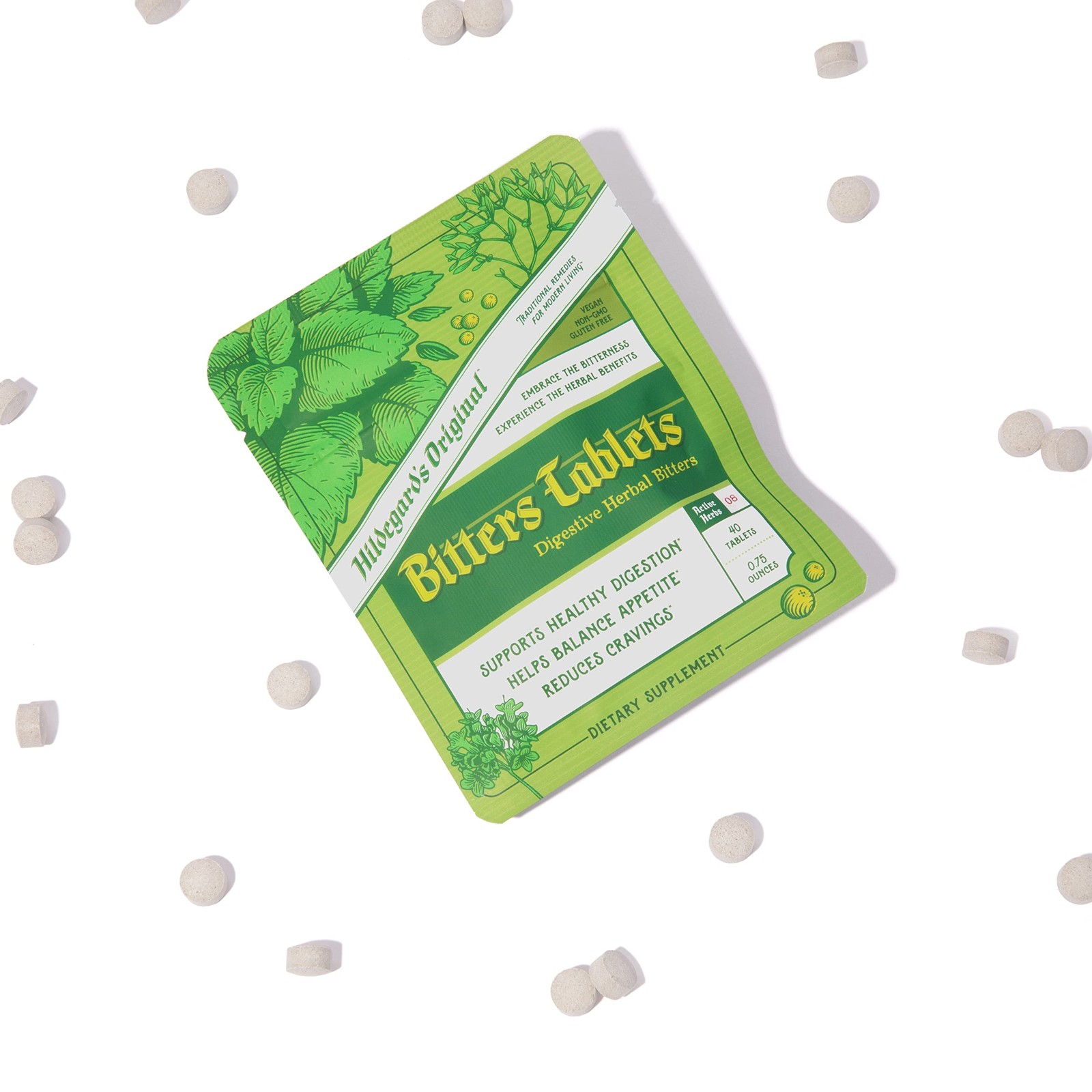 Hildegard’s Original Digestive Bitters Tablets (40ct) — 40 Count (Pack of 1)