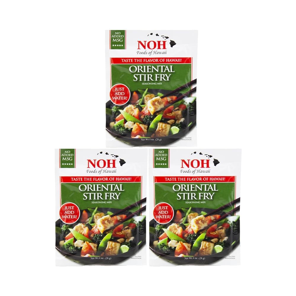 NOH Foods of Hawaii four serving seasoning packets 1.5 oz Pack of 3 Taste the…