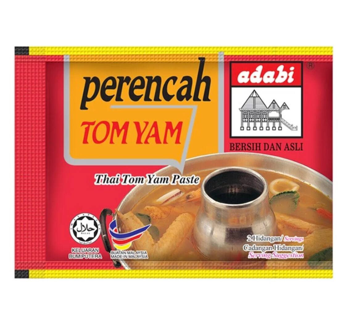 Adabi Thai Tom Yam Paste Easy-to-cook (5 Packs)