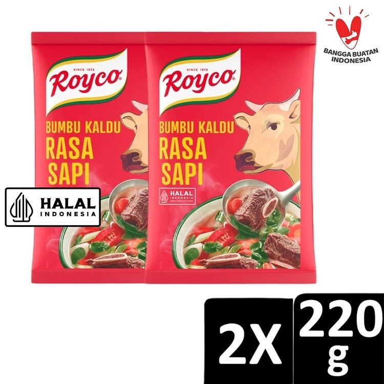 2x 220g Royco Beef Stock Seasoning